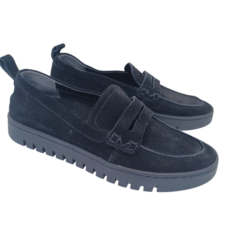 Vionic Uptown Black Suede Loafer Slip On Shoes Women Size 6 - Picture 14 of 14
